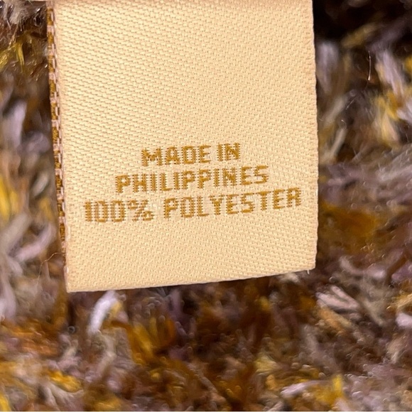 Fownes Brown Fuzzy Knit Scarf - Picture 6 of 15